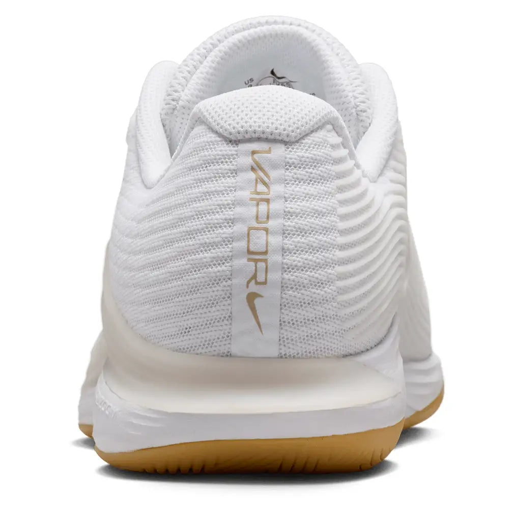 Women's Zoom Vapor 12 Shoes White and Lt Orewood Brown