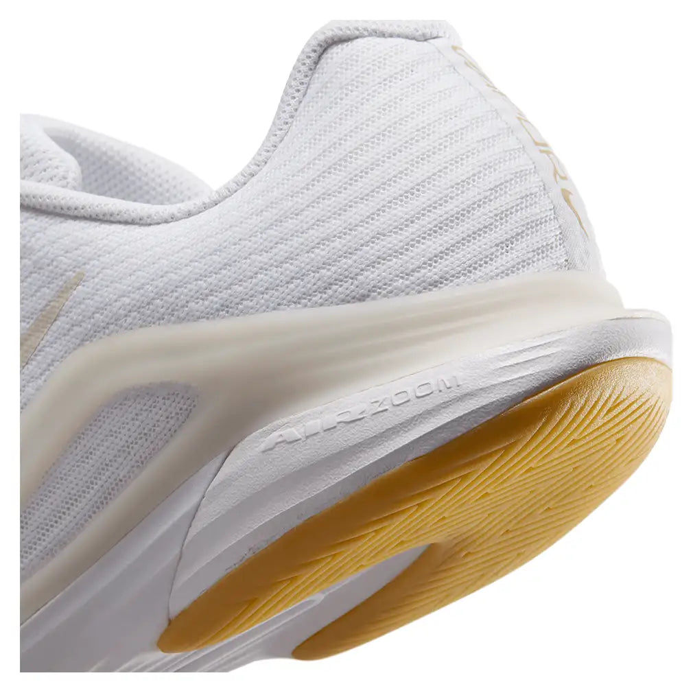 Women's Zoom Vapor 12 Shoes White and Lt Orewood Brown