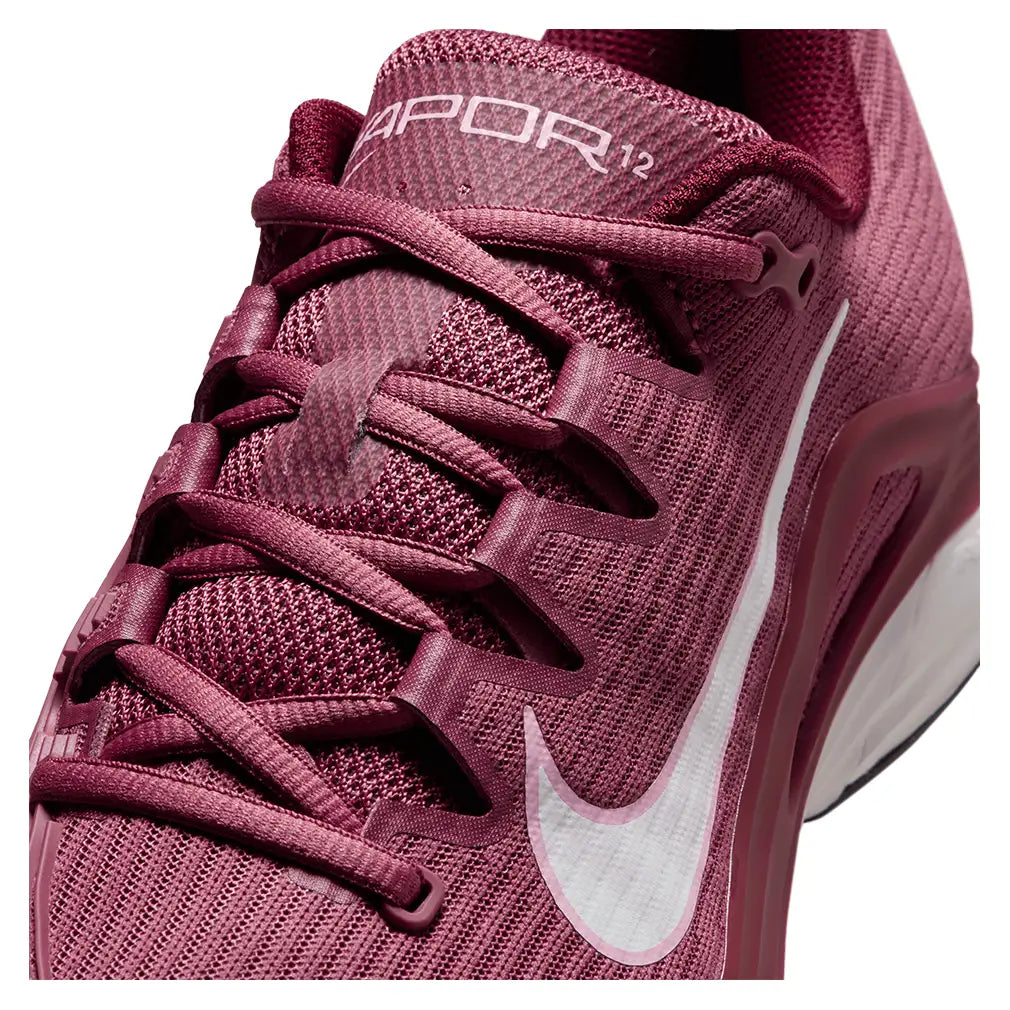 Women's Zoom Vapor 12 Shoes Pink Smoke and White