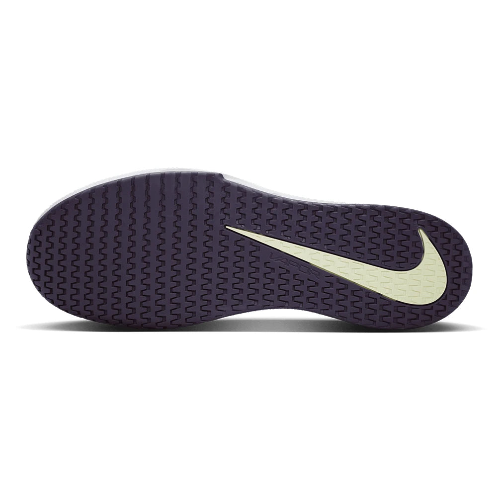 Men's Vapor Lite 3 Shoes White and Dark Raisin