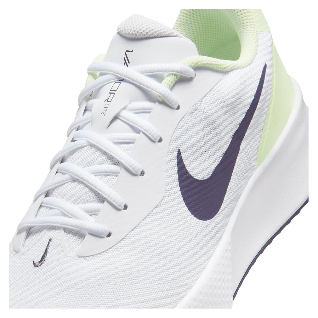 Men's Vapor Lite 3 Shoes White and Dark Raisin