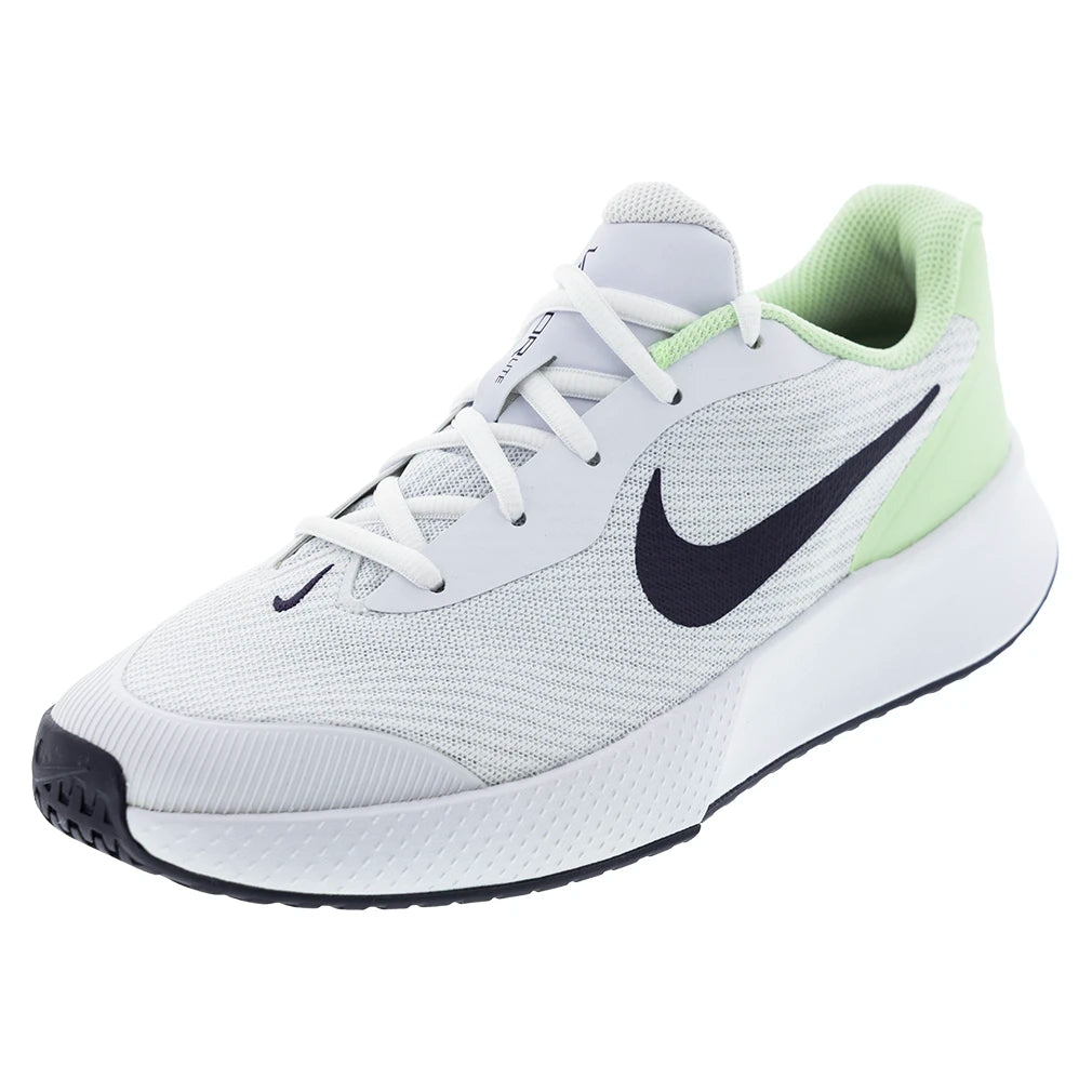 Men's Vapor Lite 3 Shoes White and Dark Raisin
