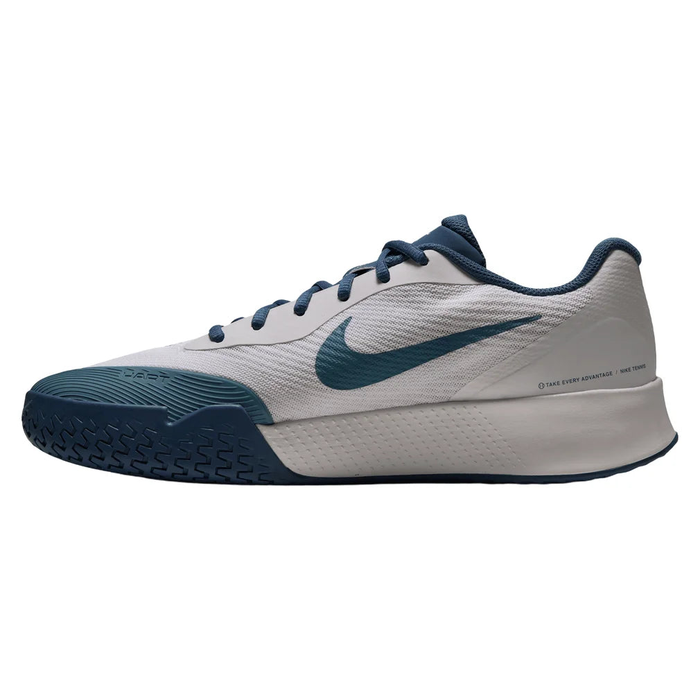 Men's Vapor Lite 3 Shoes Sail and Smokey Blue, Nike, Pickleball Express, FZ2155-121H26-5