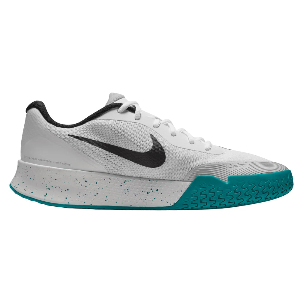 Men's Vapor Lite 3 Shoes White and Volt, Nike, Pickleball Express, FZ2155-125H26-7