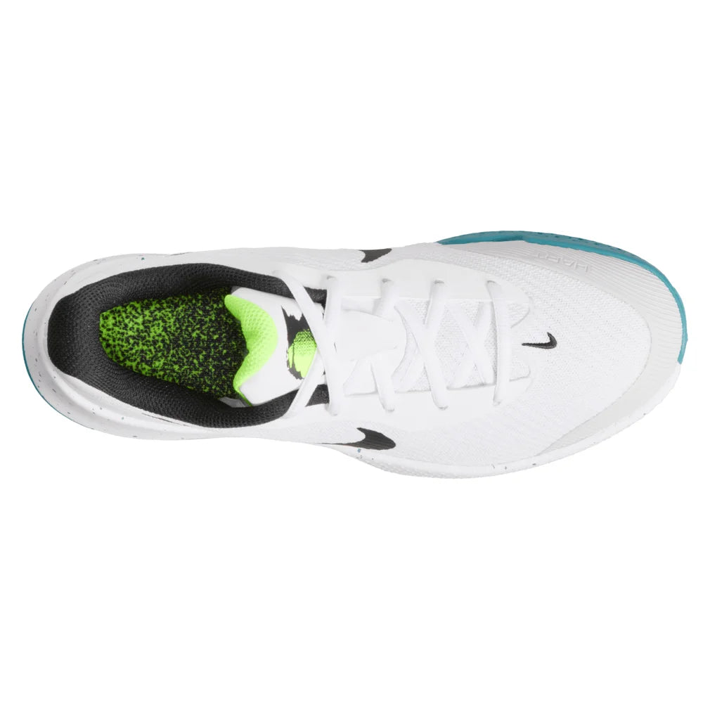 Men's Vapor Lite 3 Shoes White and Volt, Nike, Pickleball Express, FZ2155-125H26-8