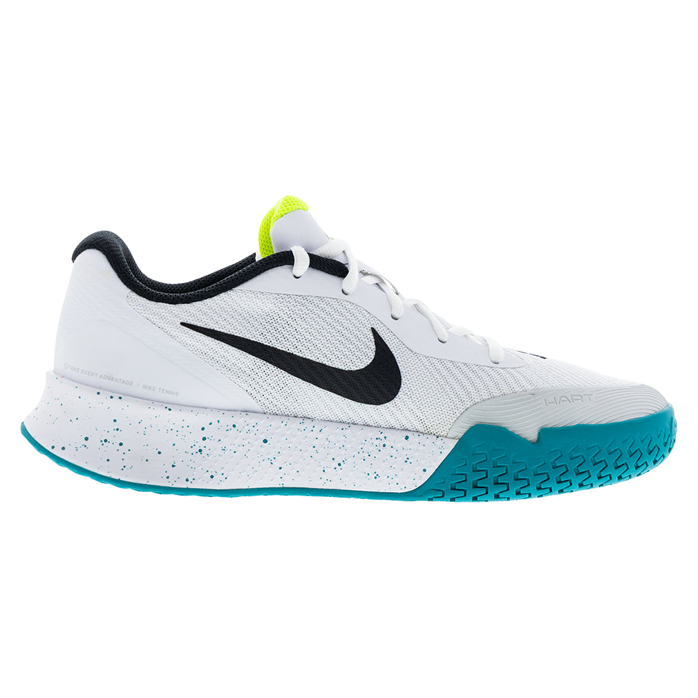 Men's Vapor Lite 3 Shoes White and Volt
