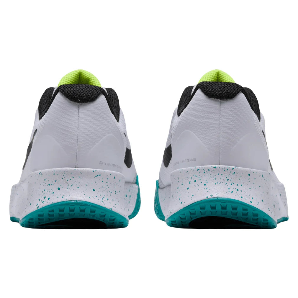 Women's Vapor Lite 3 Shoes White and Volt, Nike, Pickleball Express, FZ2156-125H26-1