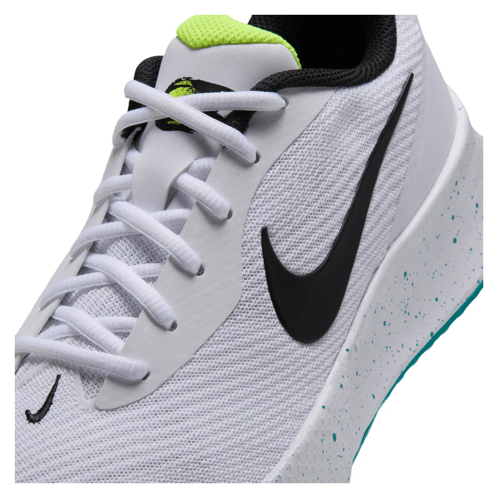 Women's Vapor Lite 3 Shoes White and Volt, Nike, Pickleball Express, FZ2156-125H26-10