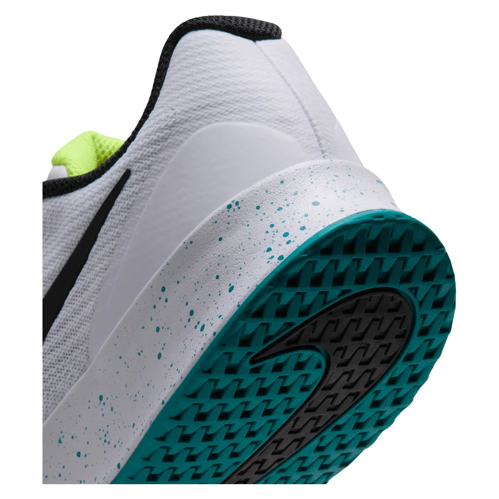 Women's Vapor Lite 3 Shoes White and Volt, Nike, Pickleball Express, FZ2156-125H26-11
