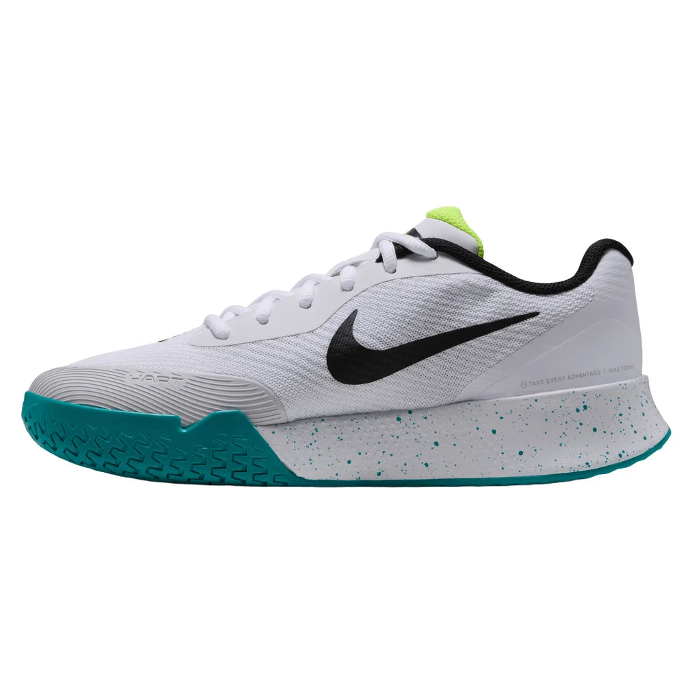 Women's Vapor Lite 3 Shoes White and Volt, Nike, Pickleball Express, FZ2156-125H26-5