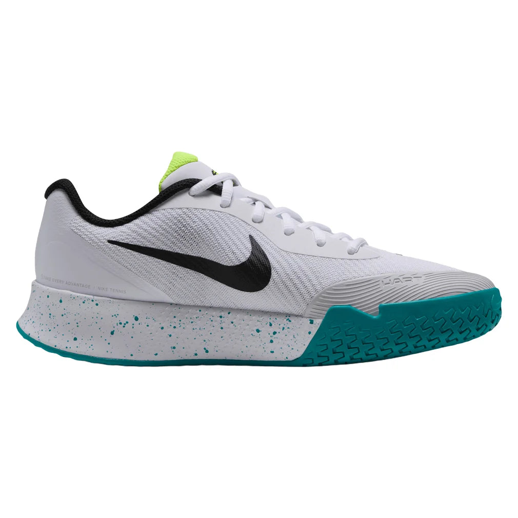 Women's Vapor Lite 3 Shoes White and Volt, Nike, Pickleball Express, FZ2156-125H26-7