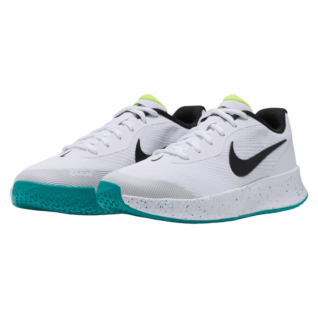 Women's Vapor Lite 3 Shoes White and Volt, Nike, White/Volt, Pickleball Express, FZ2156-125H26-WHITE-VOLT-1
