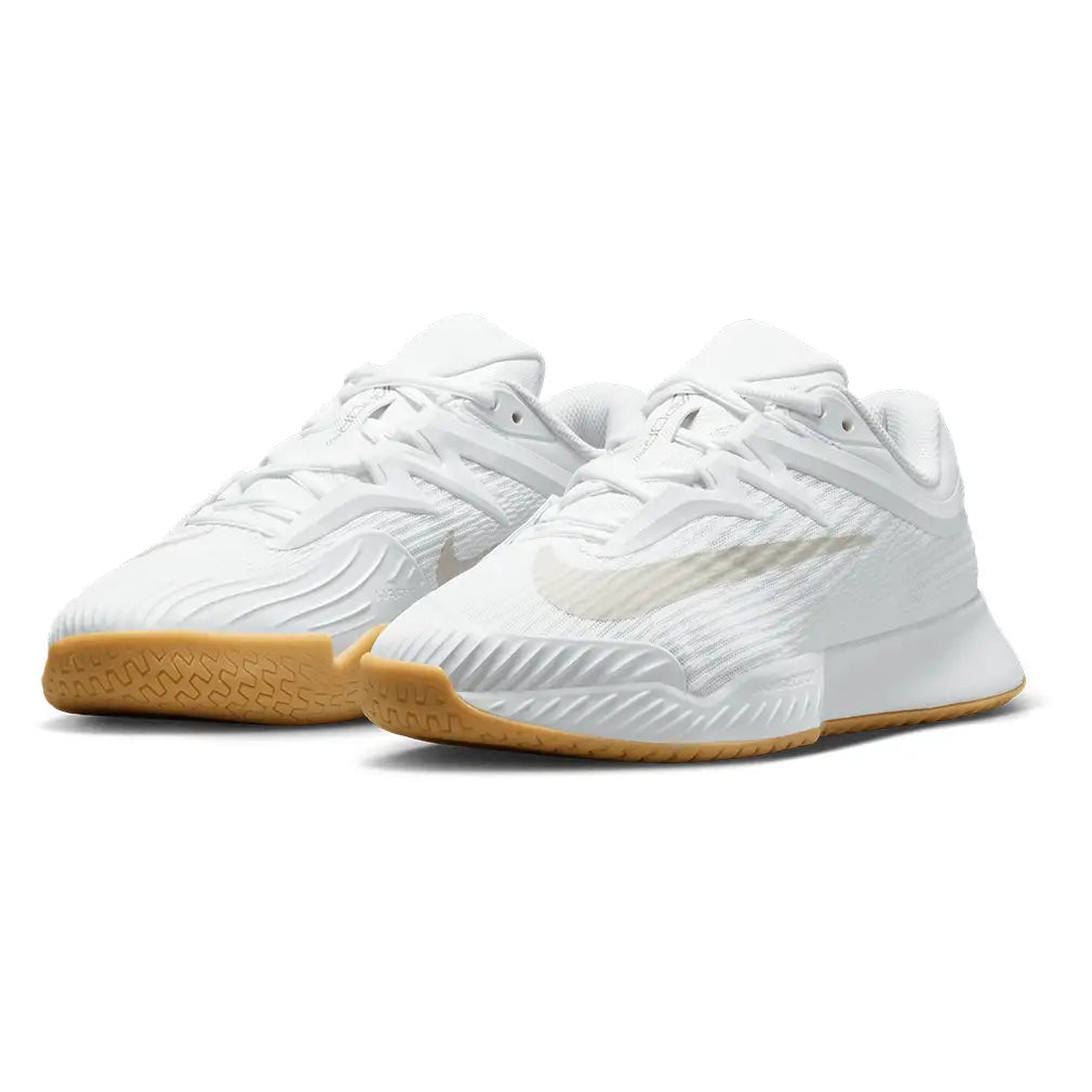 Women's Zoom Vapor Pro 3 Shoes White and Lt Orewood Brown