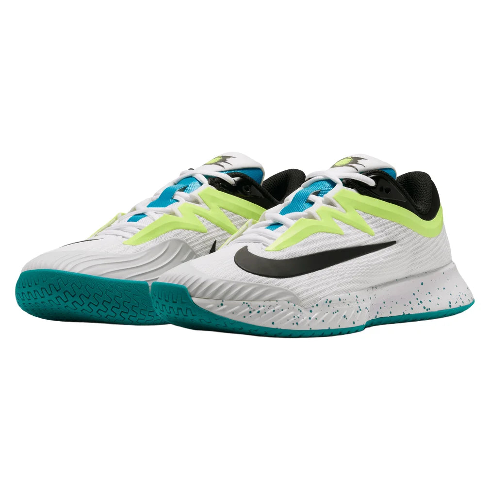 Women's Zoom Vapor Pro 3 Shoes White and Volt, Nike, White/Volt, Pickleball Express, FZ2158-125H26-WHITE-VOLT-1