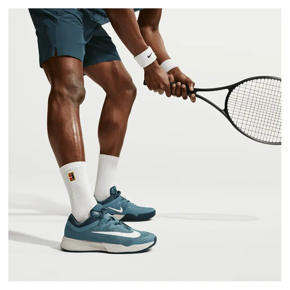 Men's Zoom Vapor Pro 3 Shoes Smokey Blue and White