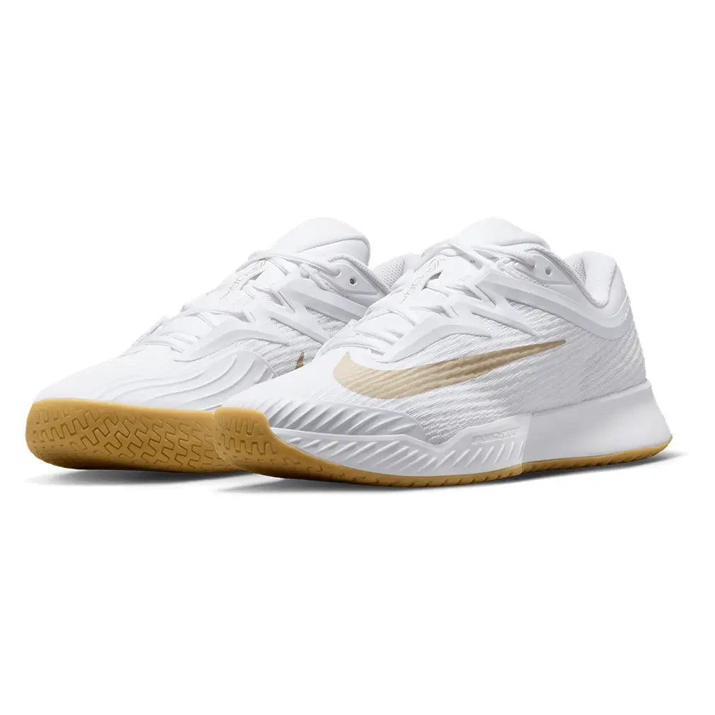 Men's Zoom Vapor Pro 3 Shoes White and Lt Orewood Brown