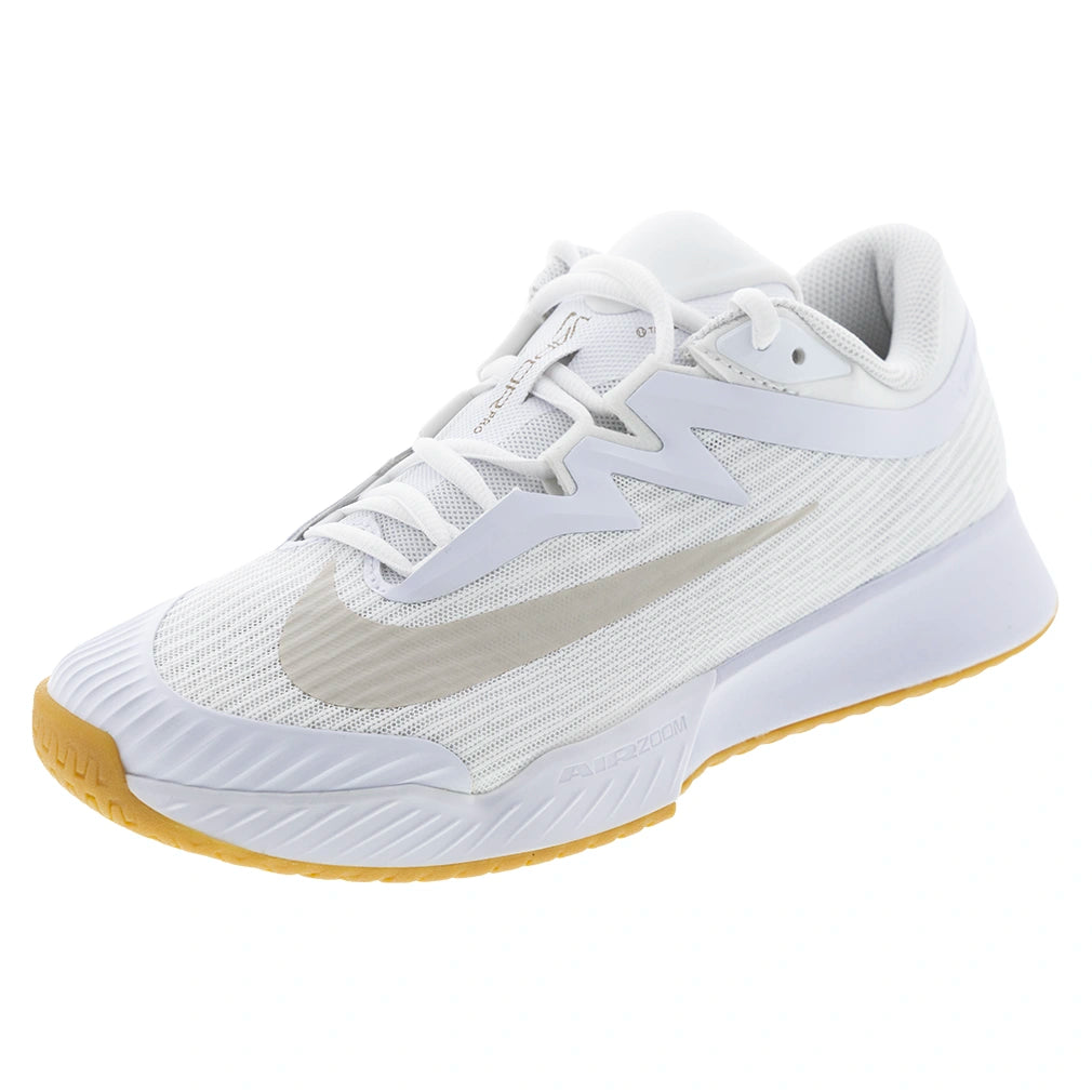 Men's Zoom Vapor Pro 3 Shoes White and Lt Orewood Brown