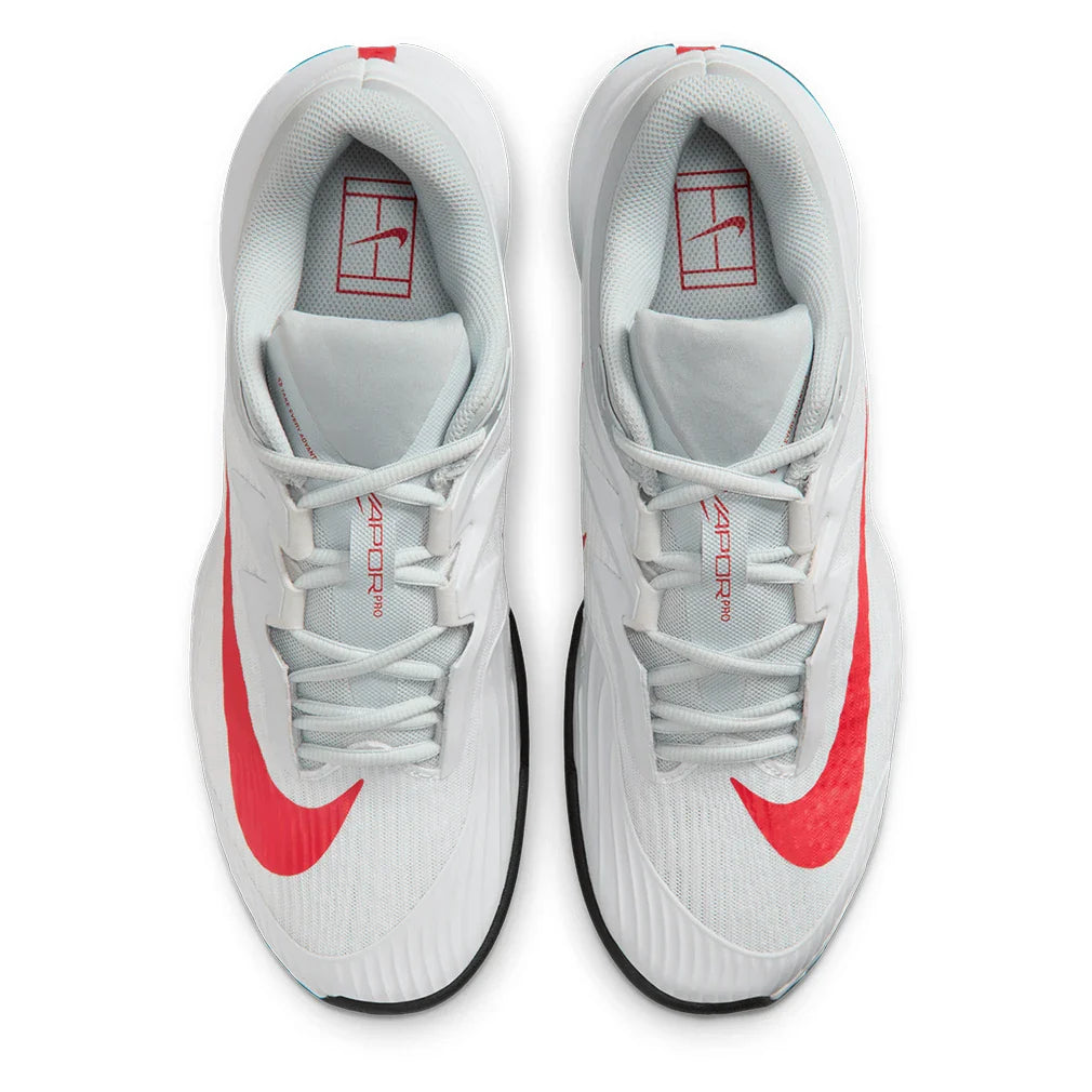 Men's Zoom Vapor Pro 3 Tennis Shoes White and Lt Crimson-Footwear-Nike-, [current_file_name-Tennis Express