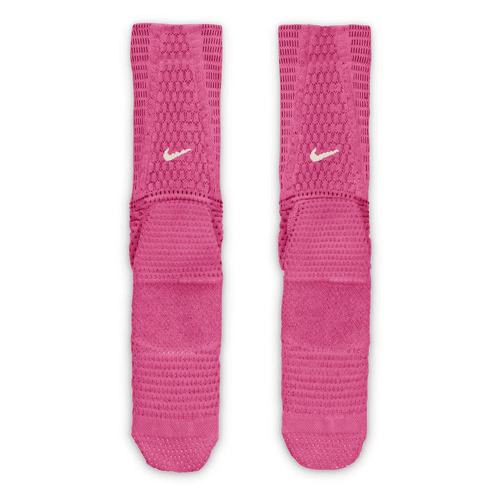 Unisex Unicorn Dri-FIT ADV Cushioned Crew Socks (1 Pair) Desert Pink and Pink Rise