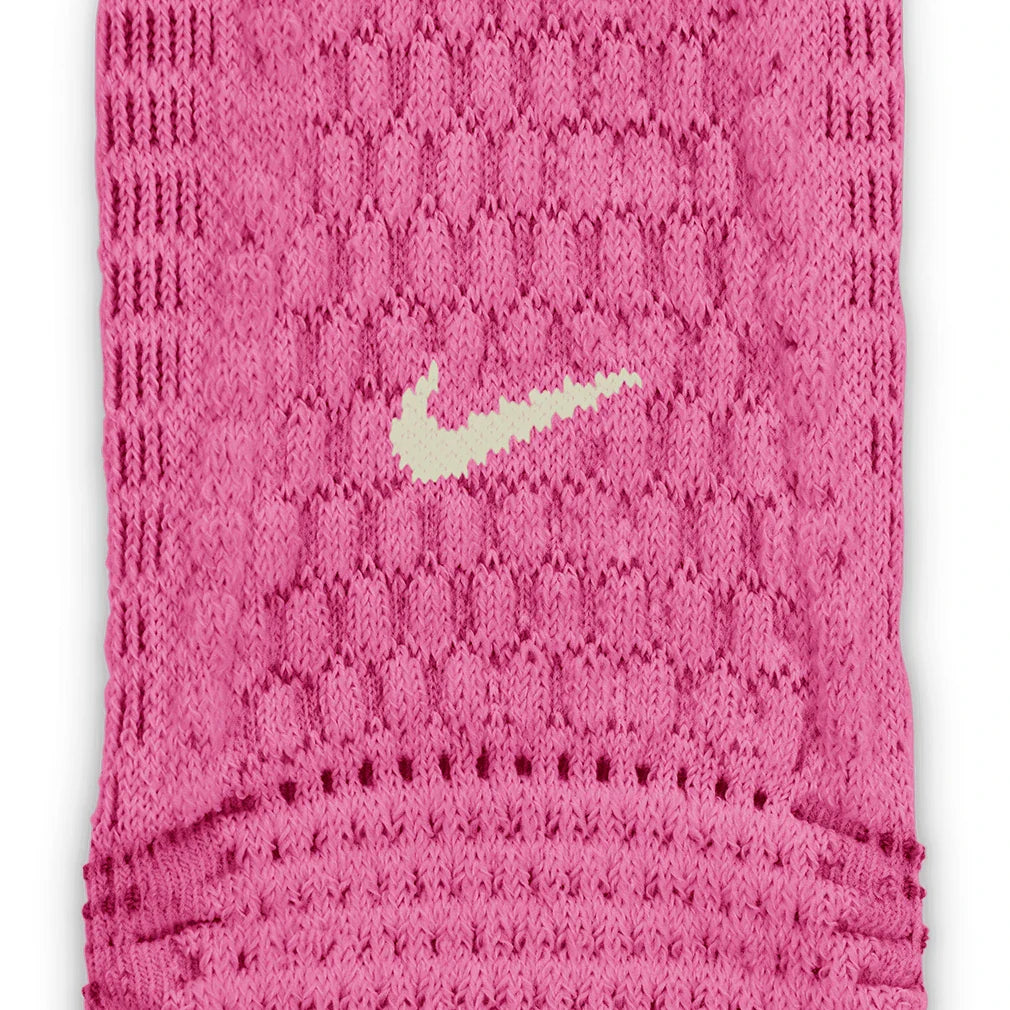 Unisex Unicorn Dri-FIT ADV Cushioned Crew Socks (1 Pair) Desert Pink and Pink Rise