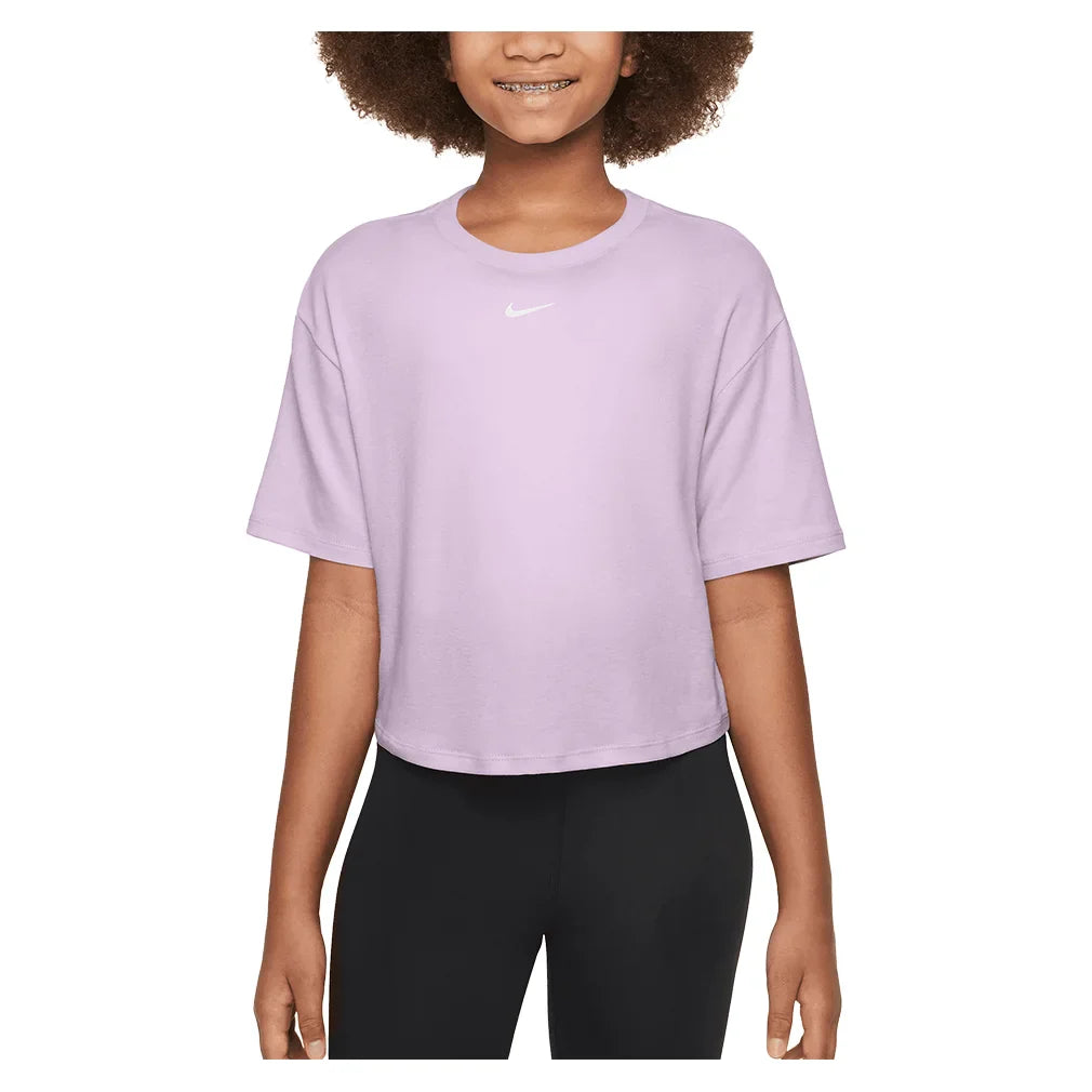 Girls' One Relaxed Dri-FIT Short-Sleeve Top