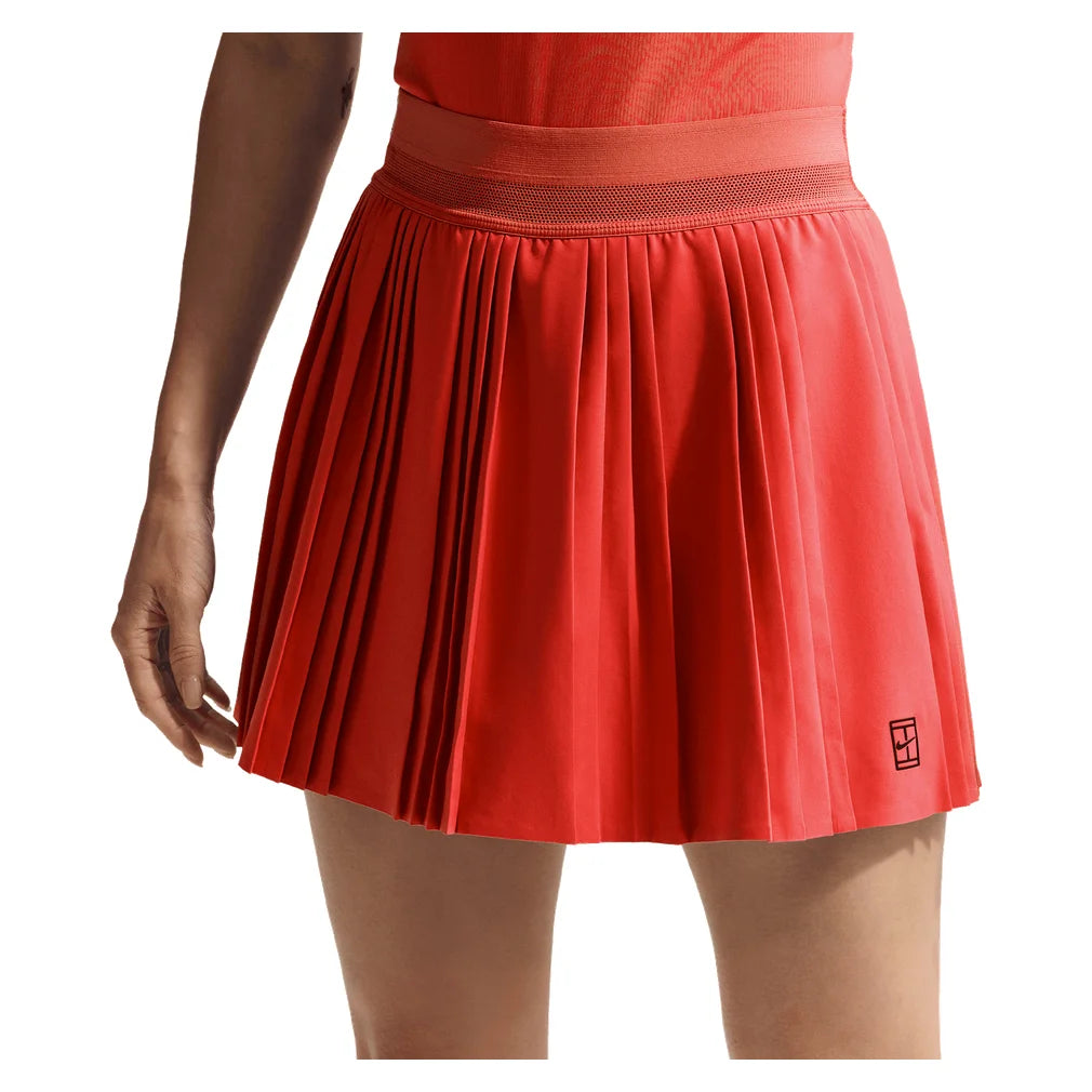 Women's Court Dri-FIT Advantage Pleated Skort, Nike, 657 University Red/White, Pickleball Express, FZ6512-H26-657-UNIVERSITY-RED-WHITE-1