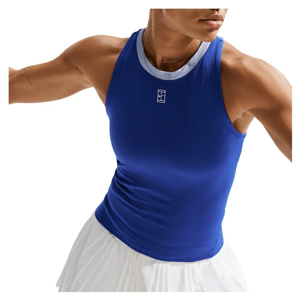 Women's Court Dri-FIT Advantage Tank Old Royal and White