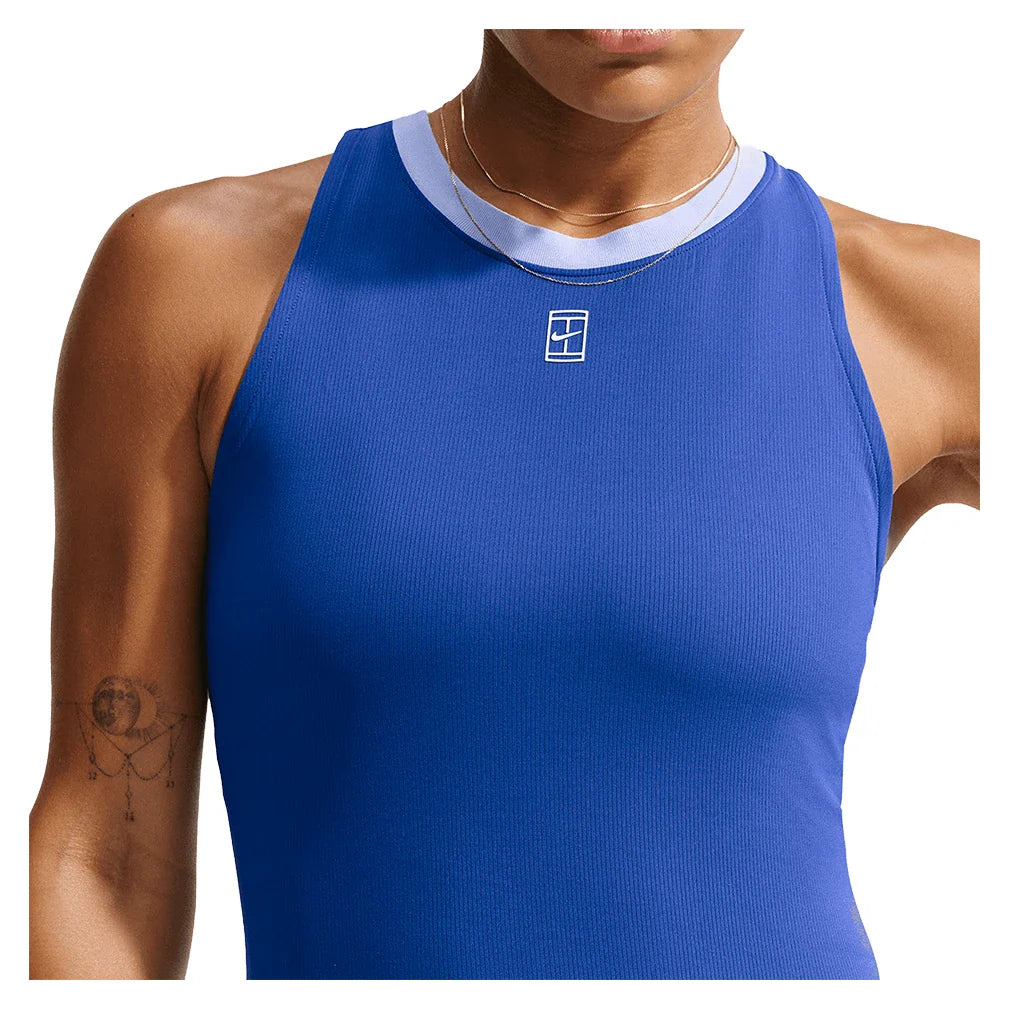 Women's Court Dri-FIT Advantage Tank Old Royal and White