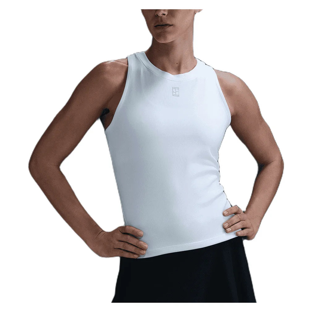 Women's Dri-Fit Advantage Tank, Nike, 100 White, Pickleball Express, FZ6657-B-100-WHITE-1