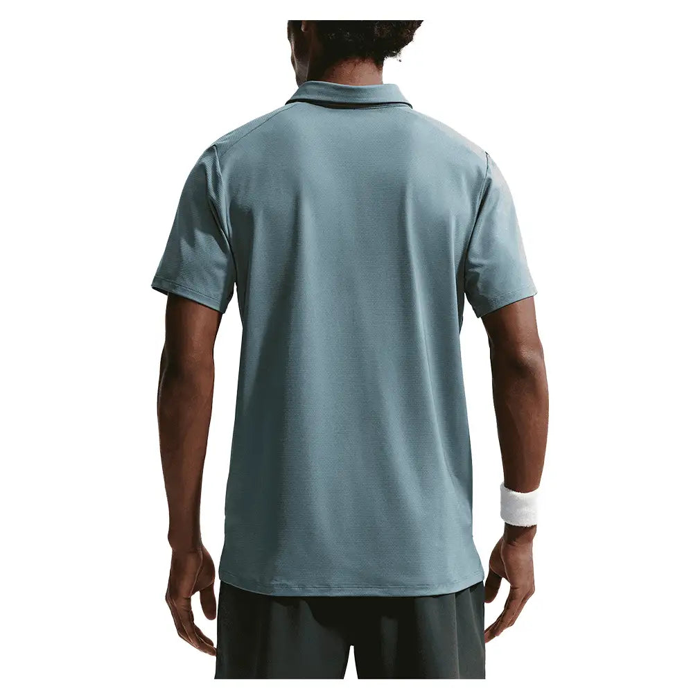 Men's Court Dri-FIT Advantage Polo Mineral Slate and White