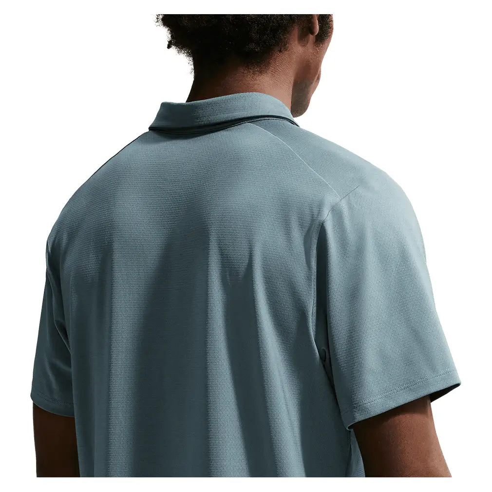 Men's Court Dri-FIT Advantage Polo Mineral Slate and White