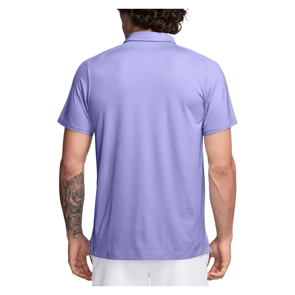 Men's Court Dri-FIT Advantage Polo Purple Pulse and Gridiron, Nike, Pickleball Express, FZ6907-580H26-3