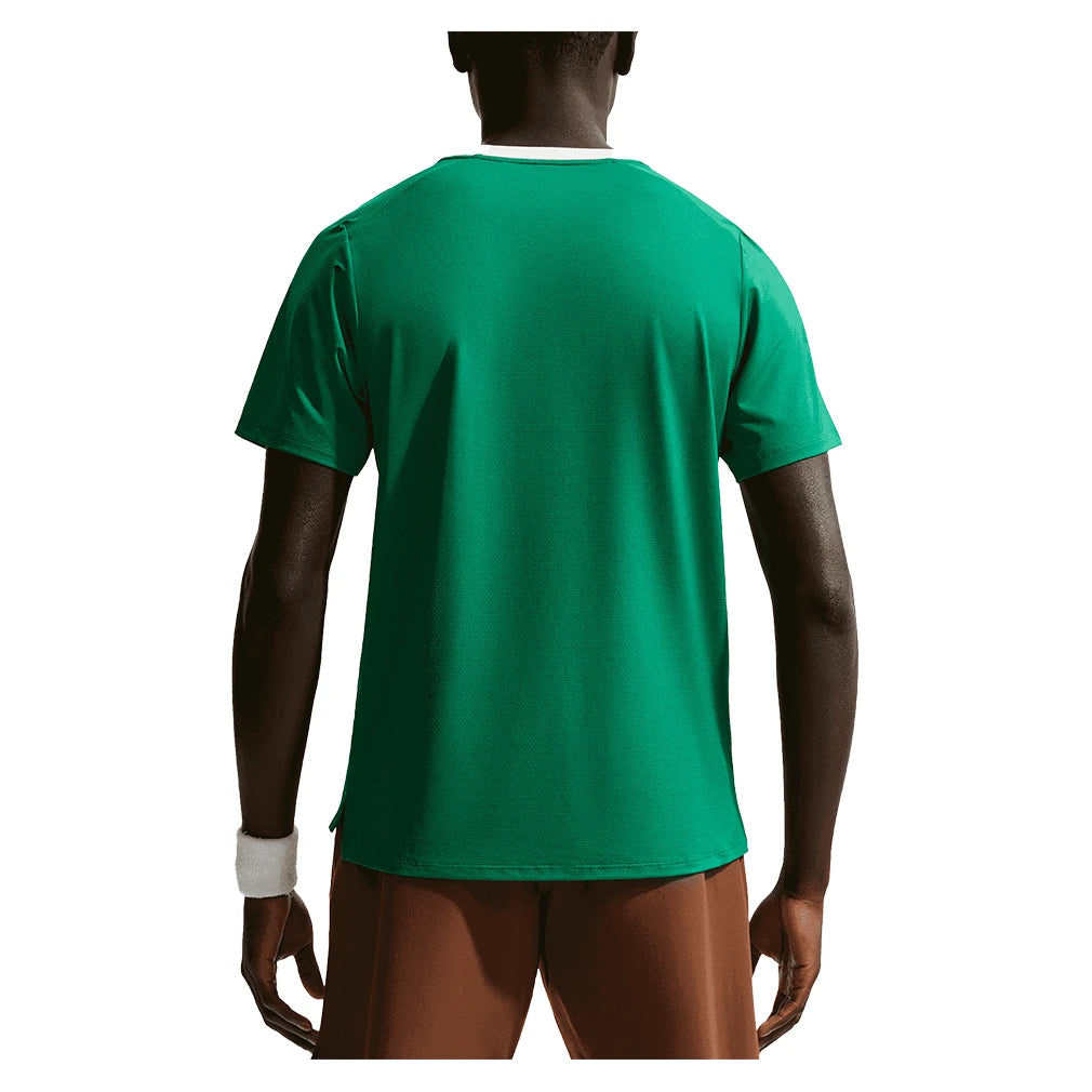 Men's Court Dri-FIT Advantage Top Malachite and White