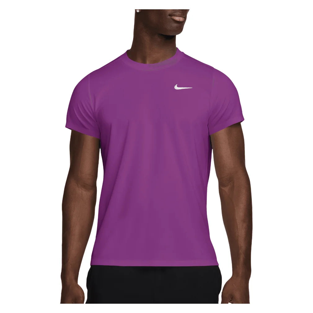 Men's Court Dri-Fit Victory Top, Nike, 505 Bold Berry/White, Pickleball Express, FZ6921-H26-505-BOLD-BERRY-WHITE-1