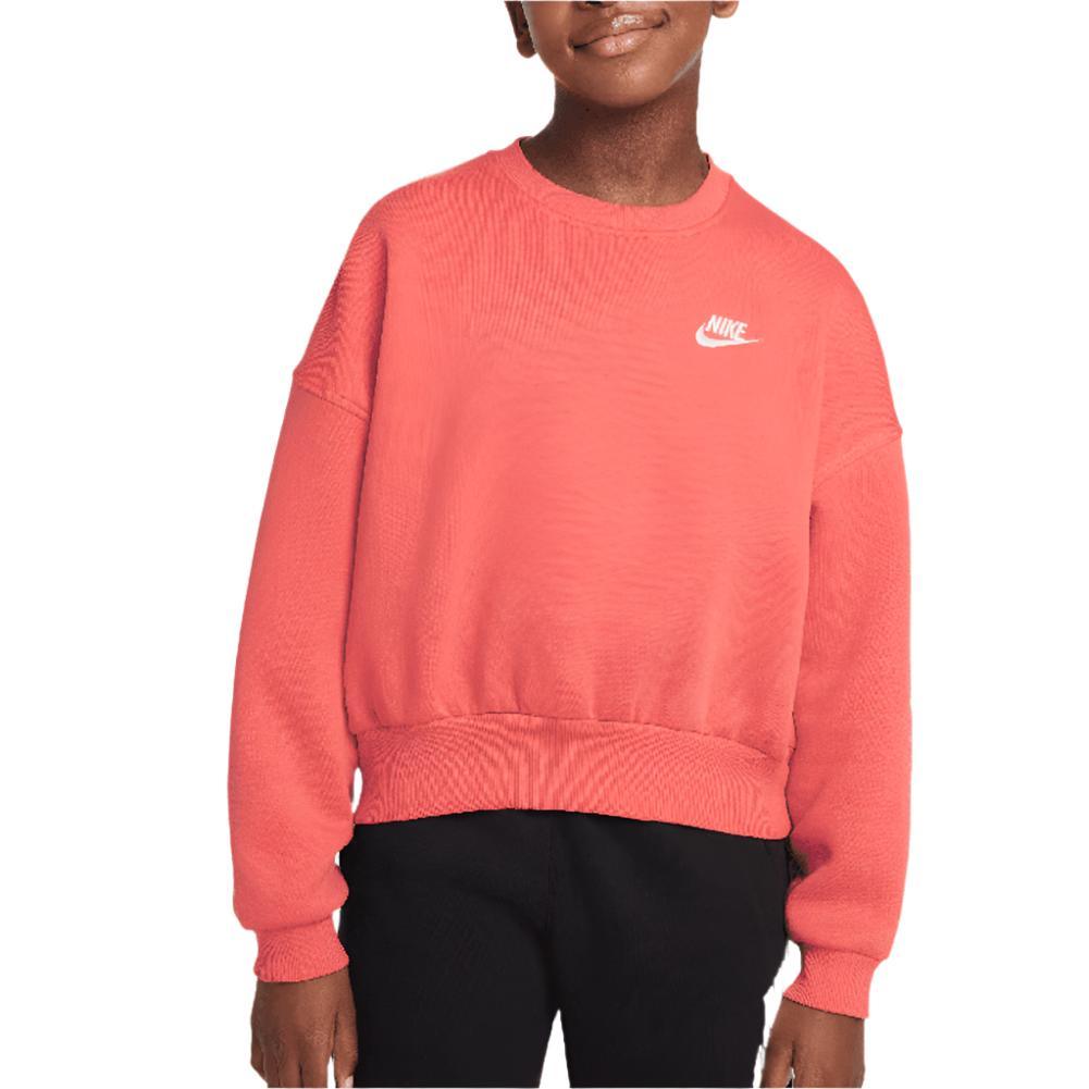 Girls' Sportswear Club Fleece Crew Neck Sweatshirt