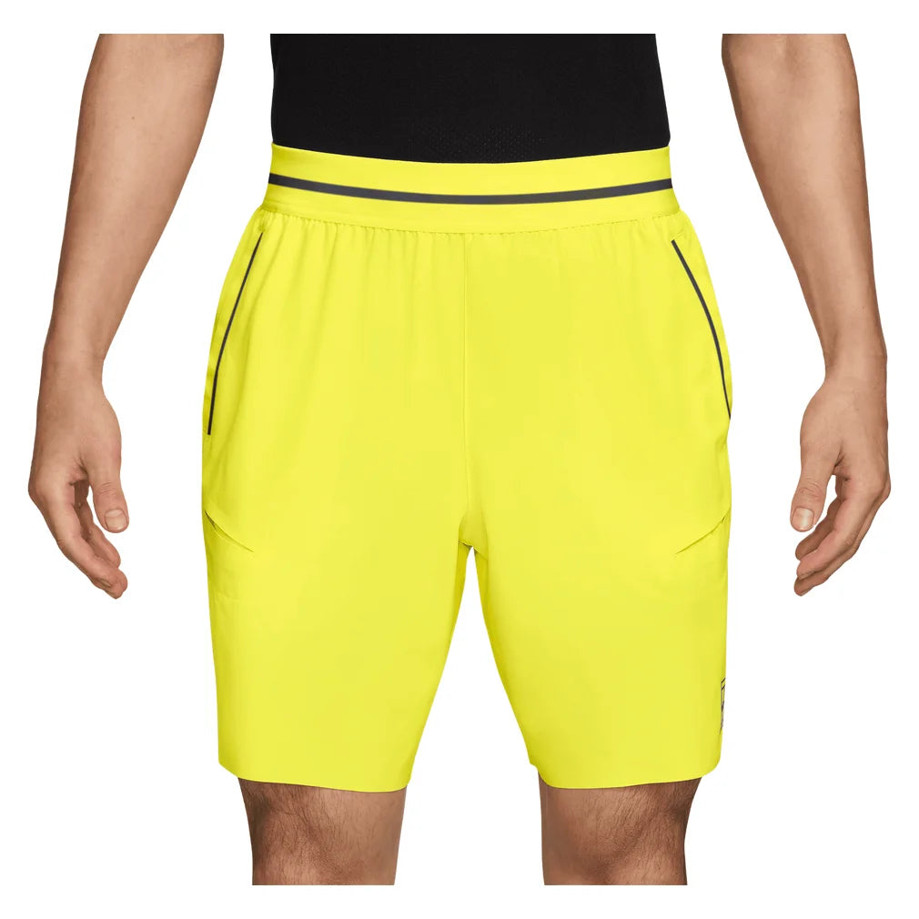 Men's Court Dri-FIT Advantage 8 Inch Short Lemon Venom and Purple Dynasty, Nike, Lemon Venom/Purple Dynasty, Pickleball Express, FZ9322-750H26-LEMON-VENOM-PURPLE-DYNASTY-1