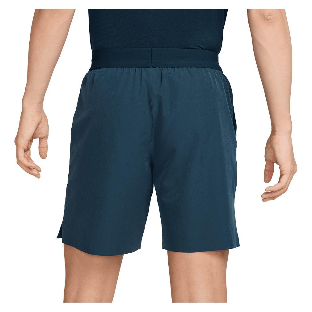 Men's Dri-Fit Advantage 8 inch Short Armory Navy and White
