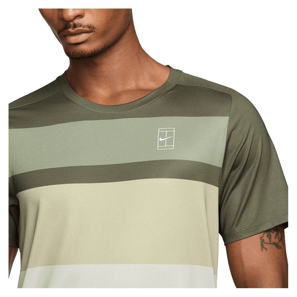 Men's Court Dri-FIT Advantage Print Tennis Top