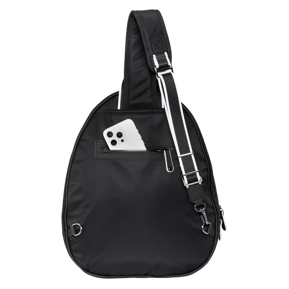 Ace & Carry 2.0 Tennis and Pickleball Slingback Bag Black