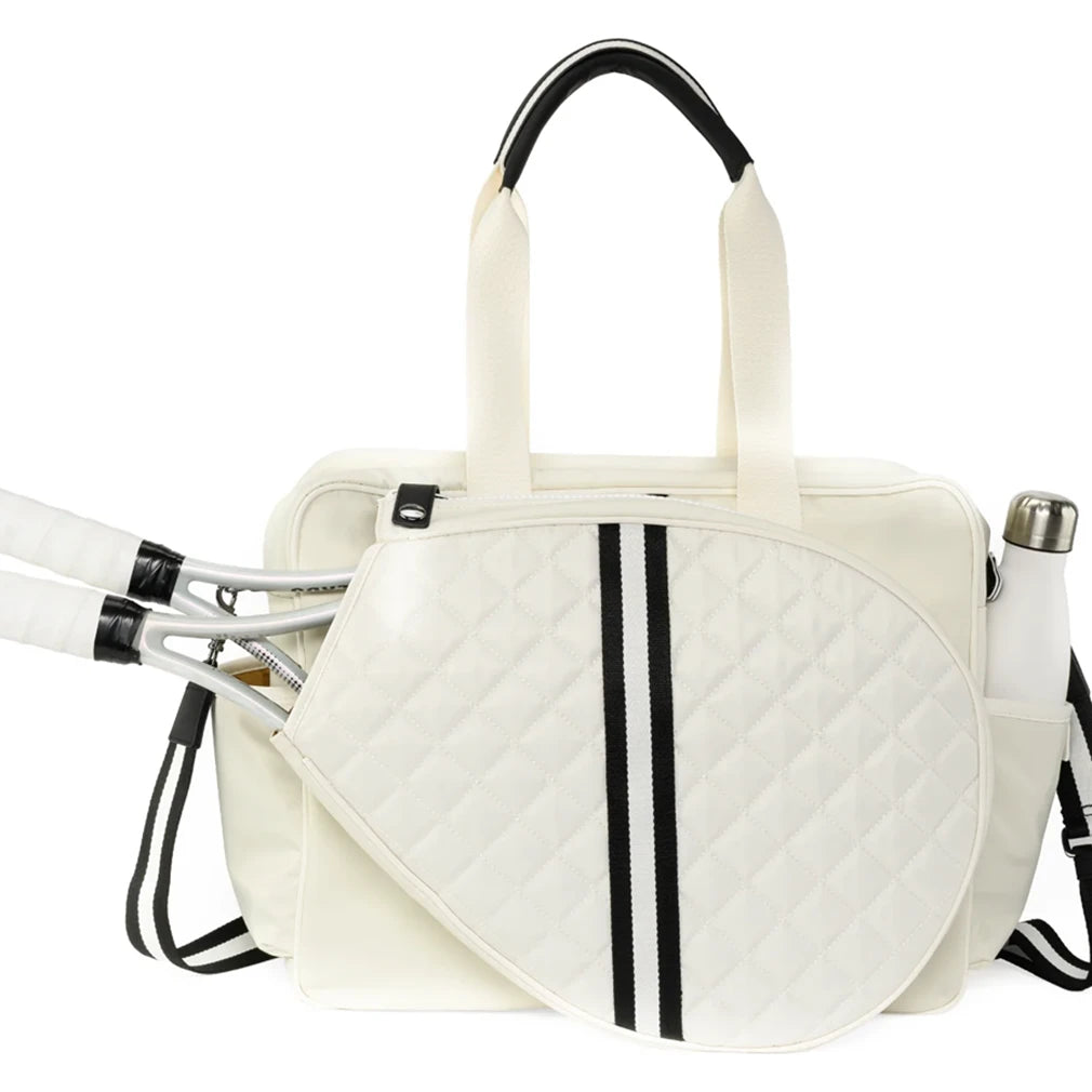 Quaintrelle Tennis Tote Ivory