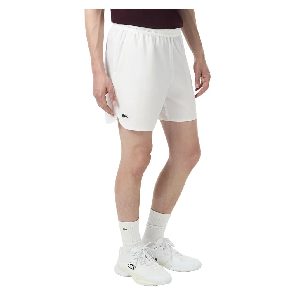 Men's Novak Djokovic 7 Inch Tennis Short Flour, Lacoste, Tennis Express, GH0922-70VF26-2