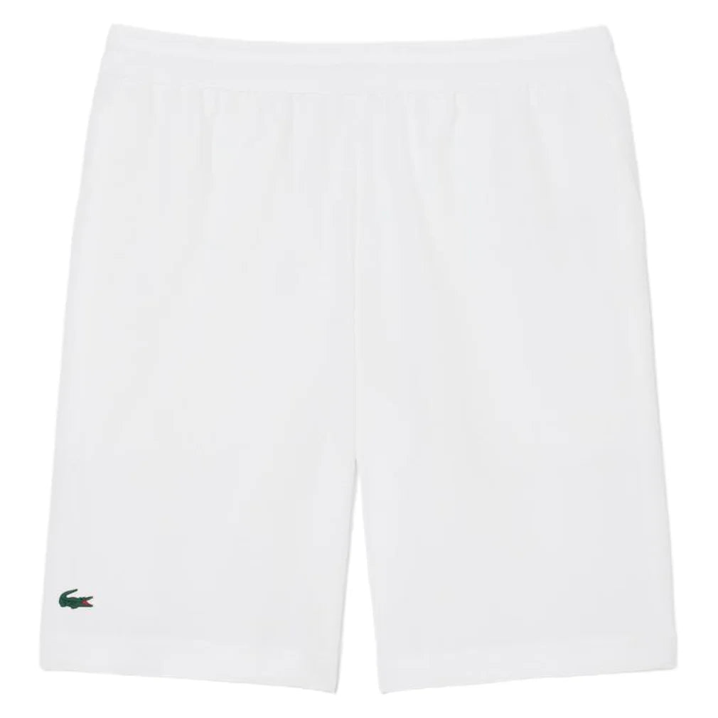 Men's Ultra-Dry Short White, Lacoste, White, Pickleball Express, GH7452-001B-WHITE-1