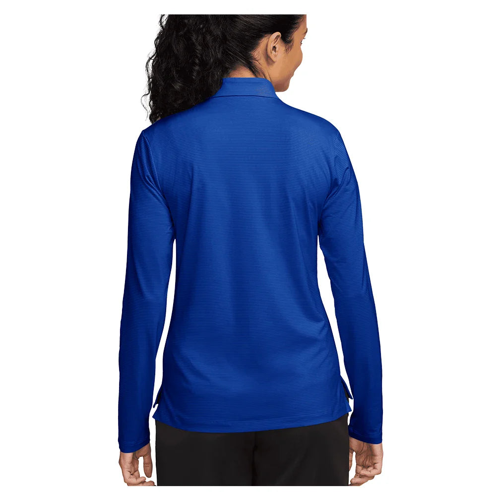 Women's Dri-FIT UV Victory 1/4-Zip Top Old Royal and White