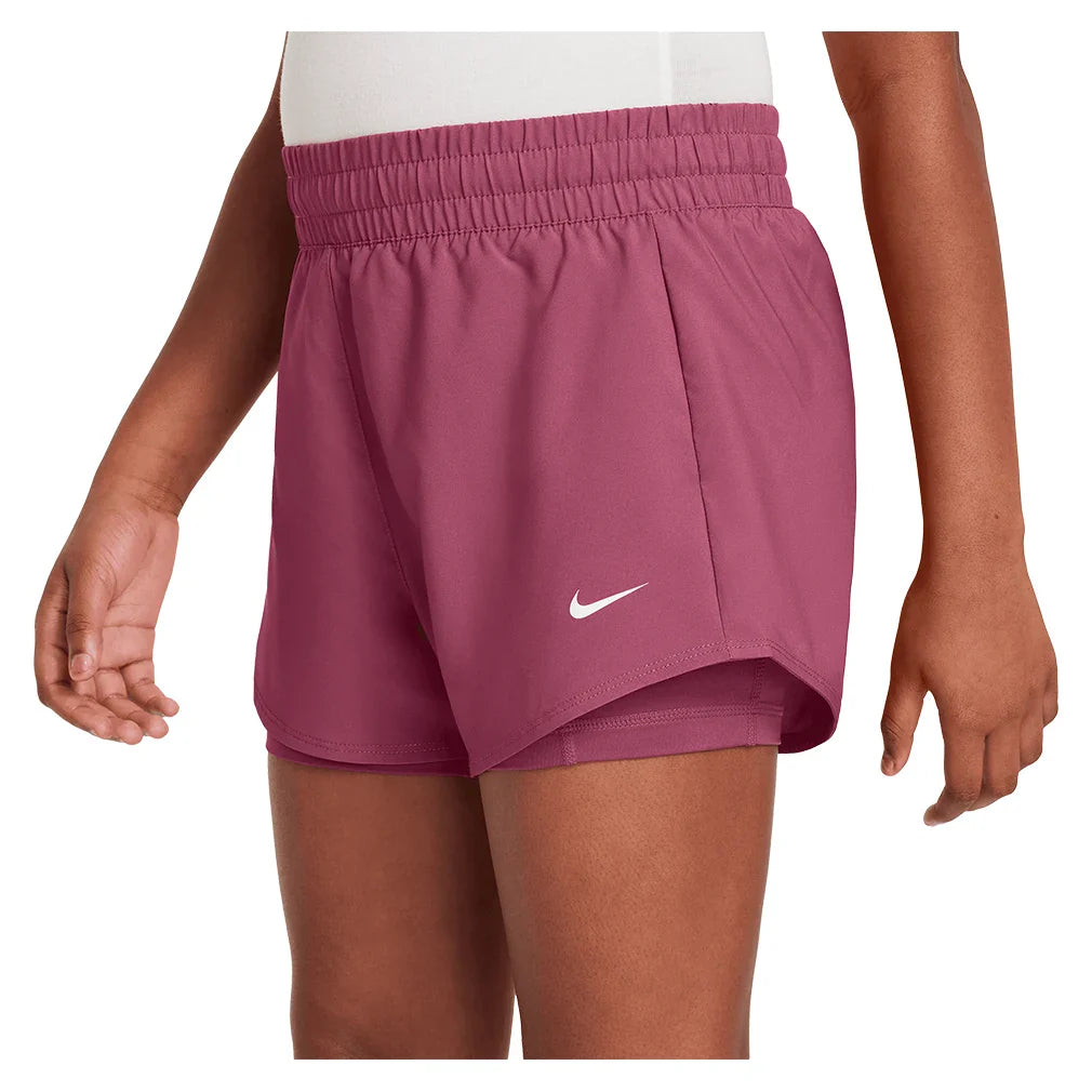 Girls' One Dri-FIT 2-in-1 3 Inch Training Shorts