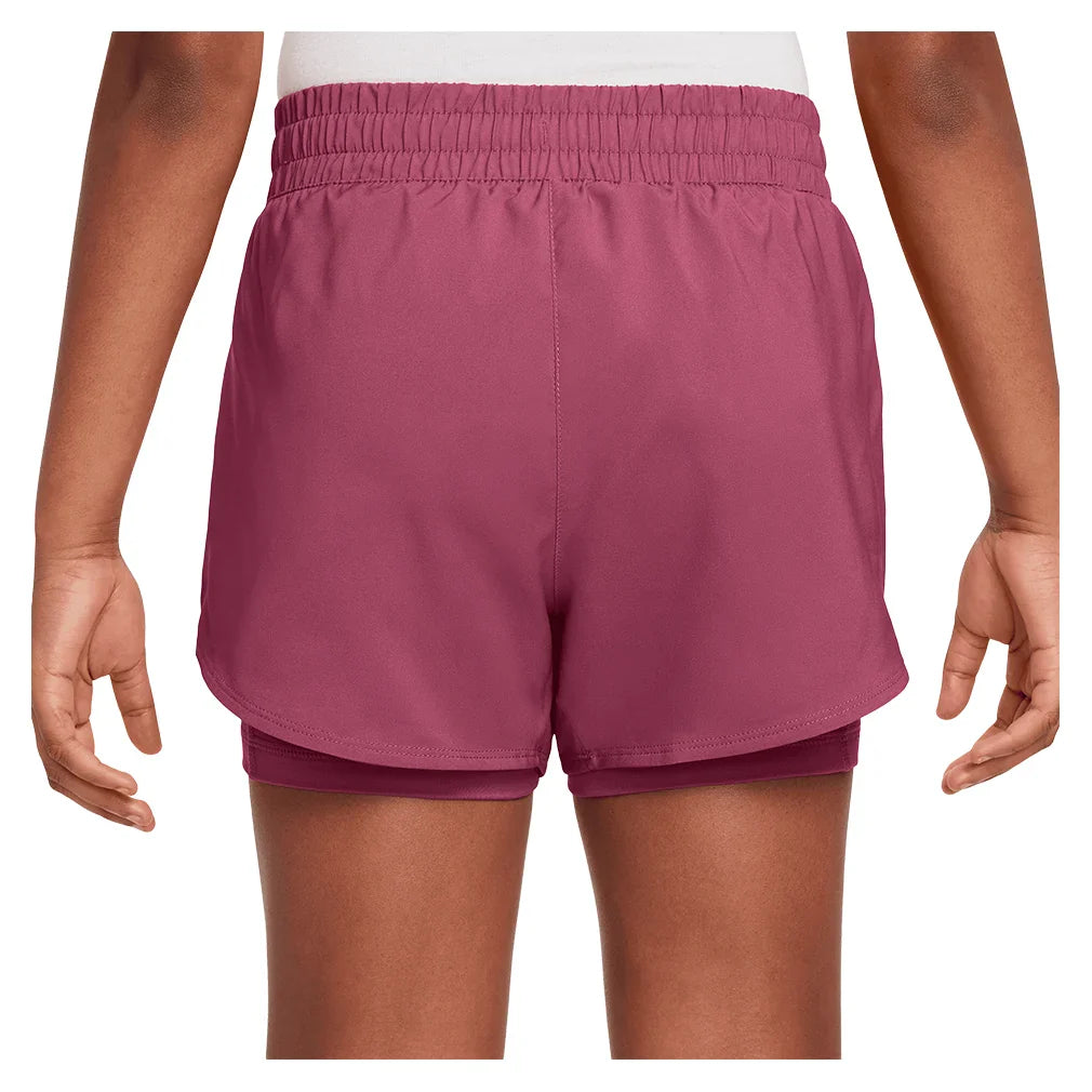 Girls' One Dri-FIT 2-in-1 3 Inch Training Shorts