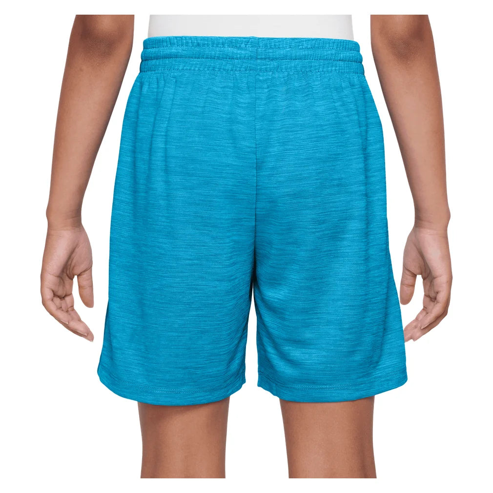 Boys' Dri-FIT Multi Heather Training Shorts Lt Current and Glacier Blue, Nike, Pickleball Express, HF9006-418H26-1