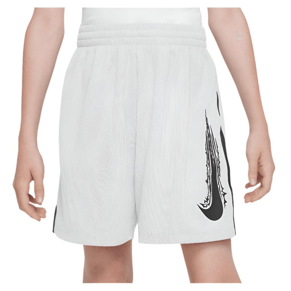 Boys' Dri-Fit Multi Woven Short White and Black