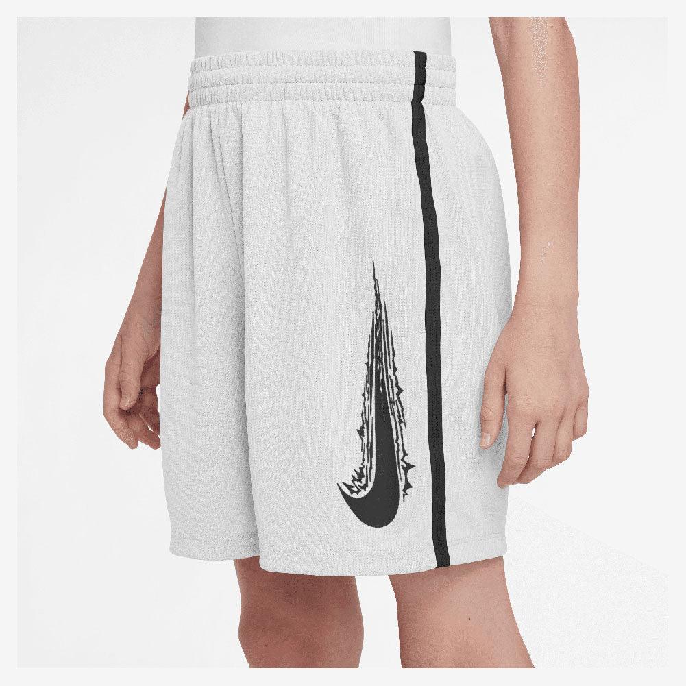 Boys' Dri-Fit Multi Woven Short White and Black
