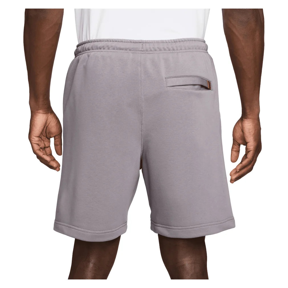 Men's Court Dri-FIT Heritage Fleece 6 Inch Short Silver Lilac, Nike, Pickleball Express, HM6768-022H26-1
