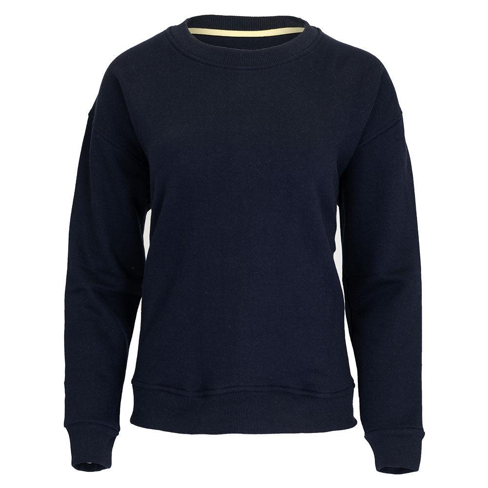 Women's Happiest On The Court Sweatshirt Navy and White
